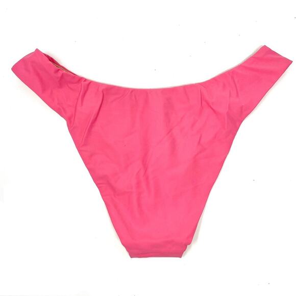J. Crew Curved-waist Cheeky Bikini Bottom in Pink, Women's Medium BC125 $59 - Picture 2 of 8